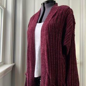 Primark Open Front Chenille Cardigan NWOT